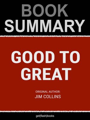 cover image of Book Summary: Good to Great